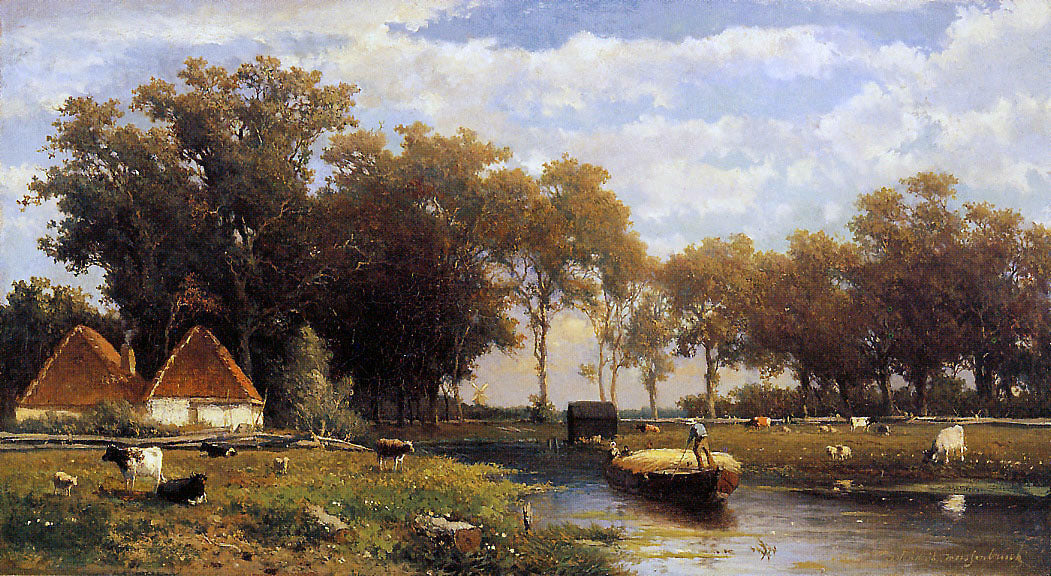 Johan Hendrik Weissenbruch Summer Landscape 1903 Fine Art Print