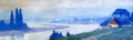 Clarence Gagnon Summer Scene, Baie-Saint-Paul 1912 Fine Art Print
