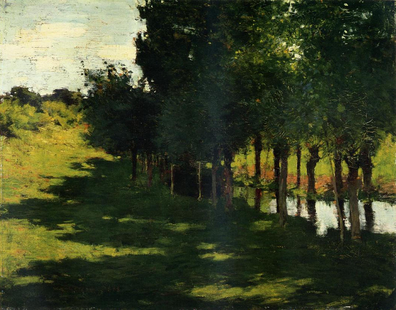 Willard Metcalf Sunlight and Shadow 1888 Fine Art Print