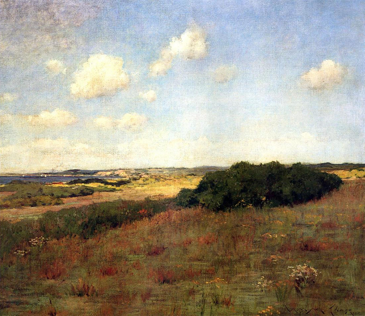 William Merritt Chase Sunlight and Shadow, Shinnecock Hills 1895 Fine Art Print