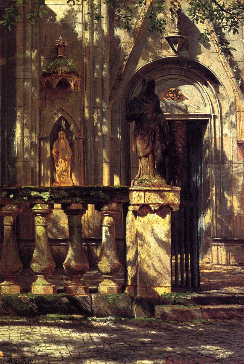 Albert Bierstadt Sunlight and Shadow Study 1855 Fine Art Print