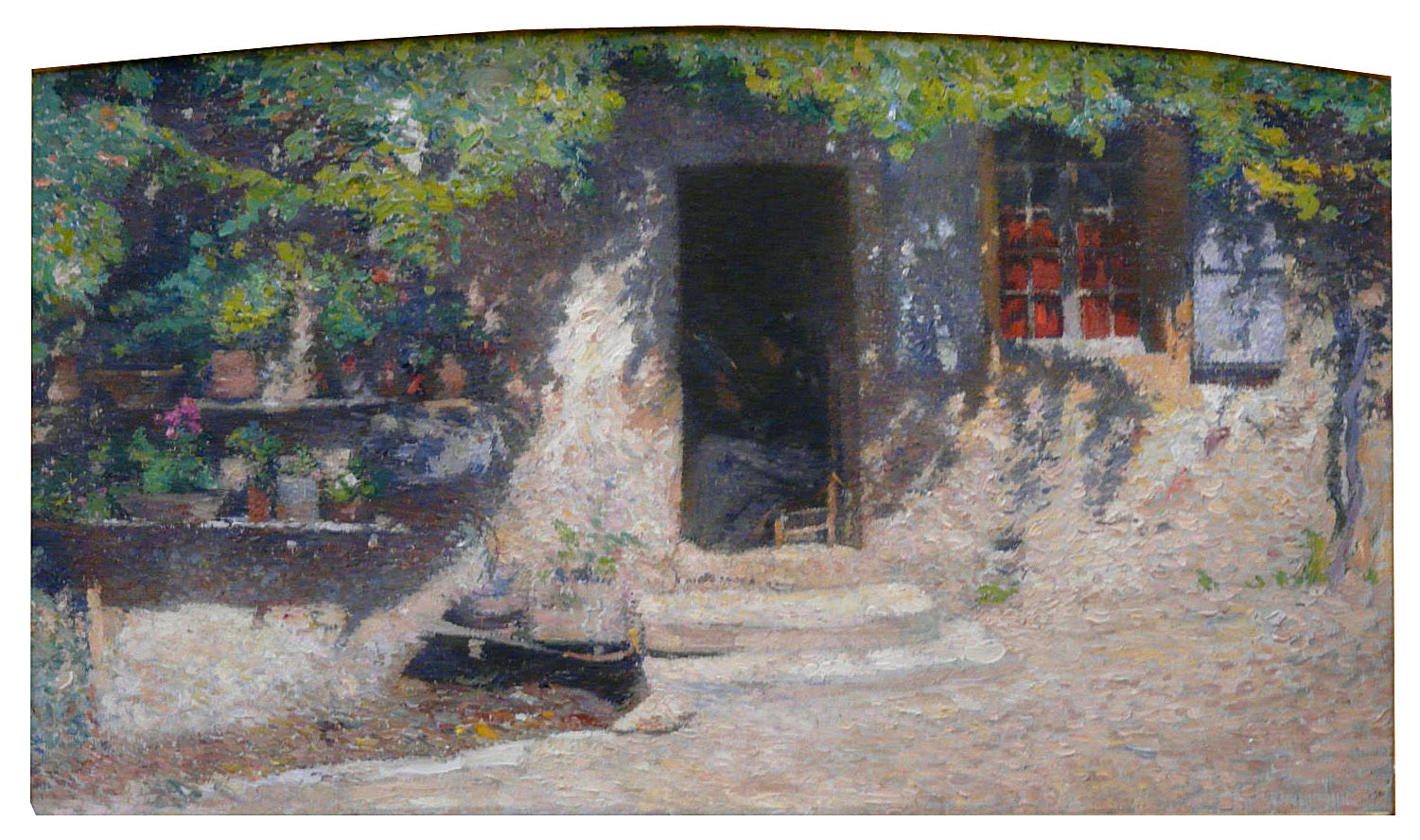 Henri Martin Sunny Doorway 1907 Fine Art Print