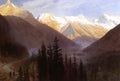 Albert Bierstadt Sunrise at Glacier Station 1890 Fine Art Print