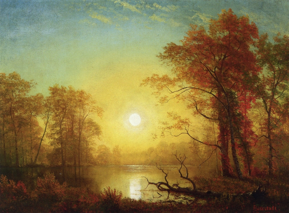 Albert Bierstadt Sunrise 1868 Fine Art Print