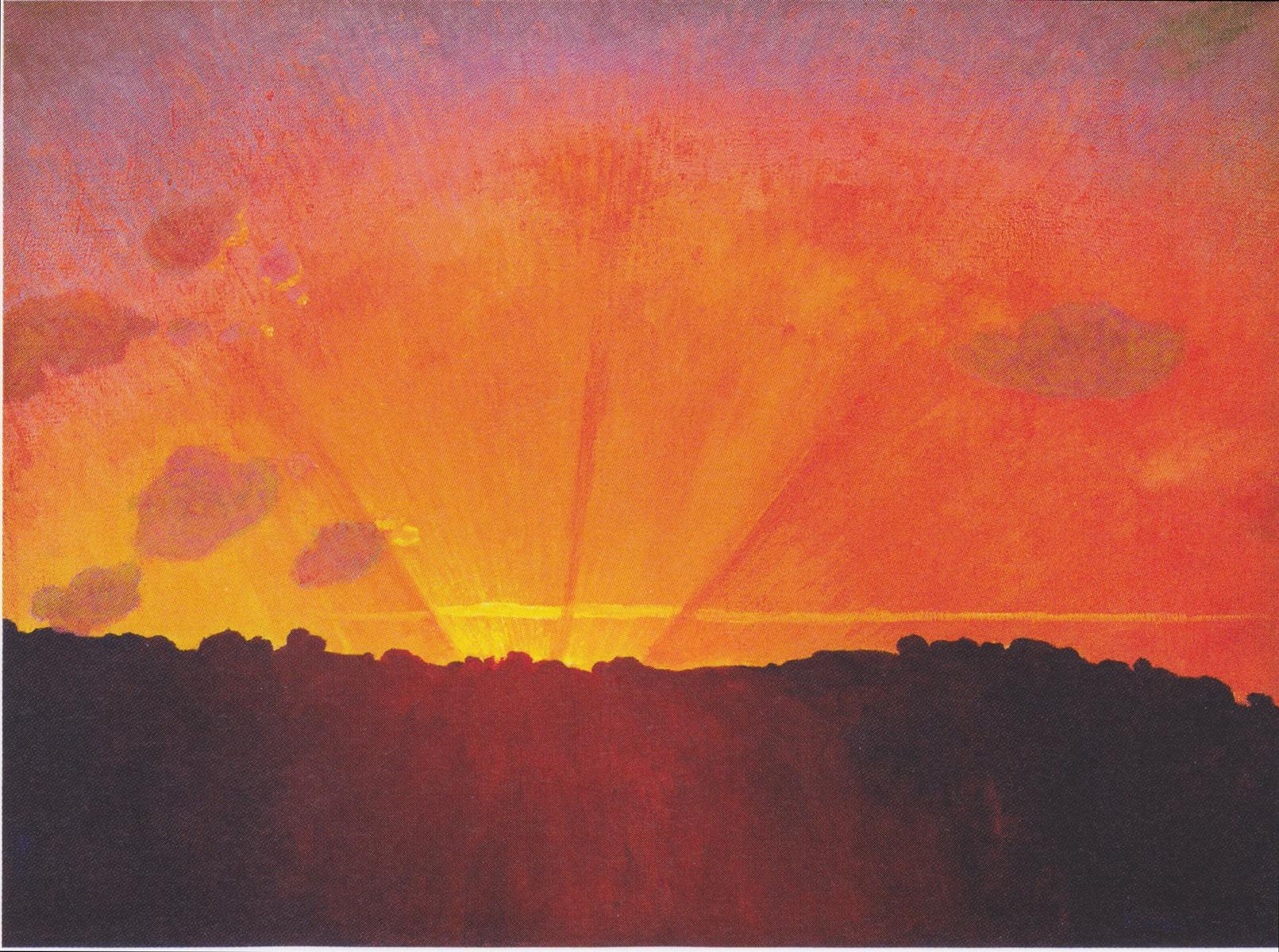 Felix Vallotton Sunset 1900 Fine Art Print