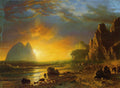 Albert Bierstadt Sunset on the Coast 1866 Fine Art Print