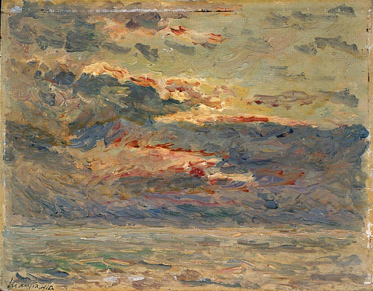 Maxime Maufra Sunset on the Sea 1910 Fine Art Print