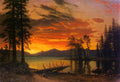 Albert Bierstadt Sunset over the River 1887 Fine Art Print
