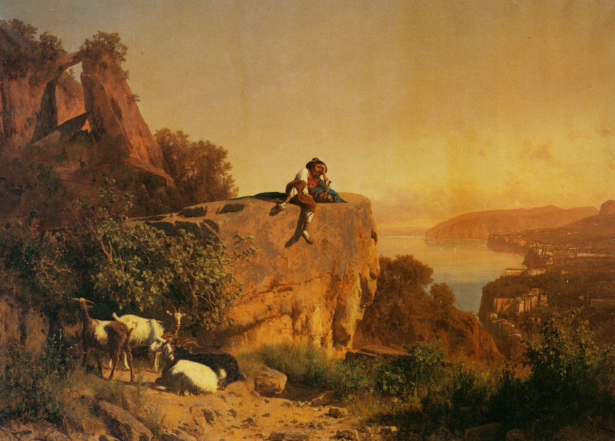 Anders Zorn Surveying the Vista 1886 Fine Art Print