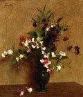 Henri Fantin-Latour Sweet Peas in a Vase 1888 Fine Art Print