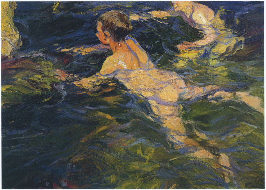 Joaquín Sorolla Swimmers, Javea 1905 Fine Art Print