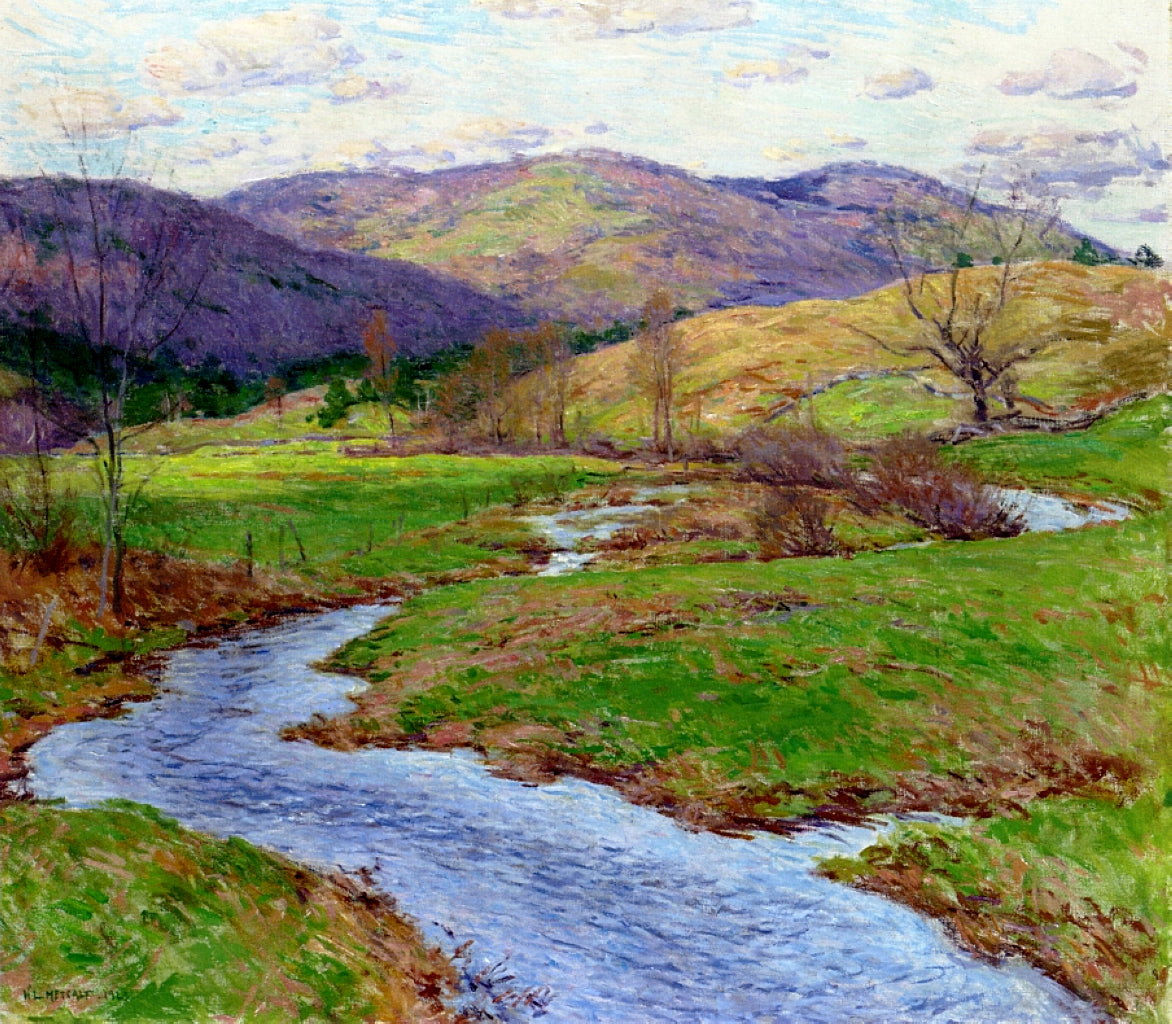 Willard Metcalf Swollen Brook (No. 2) 1923 Fine Art Print