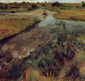William Merritt Chase Swollen Stream at Shinnecock 1895 Fine Art Print