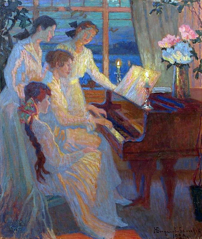 Nikolay Bogdanov Belsky Symphony 1920 Fine Art Print