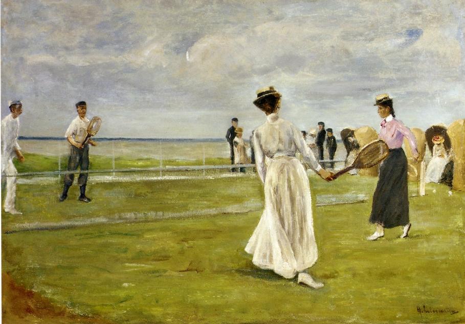 Max Liebermann Tennis Game by the Sea 1901 Fine Art Print
