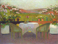 Henri Martin Terrace in Marquayrol 1920 Fine Art Print