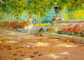William Merritt Chase Terrace, Prospect Park 1886 Fine Art Print
