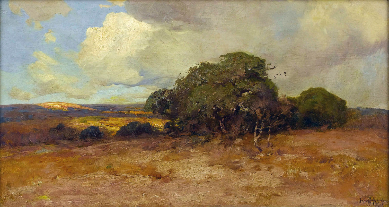 Robert Julian Onderdonk Texas Dry Country 1915 Fine Art Print