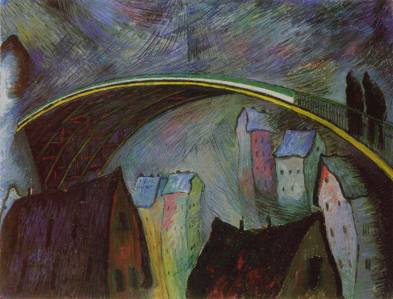 Marianne von Werefkin Swirling Snow 1915 Fine Art Print