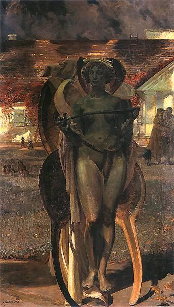 Jacek Malczewski Thanatos II 1899 Fine Art Print