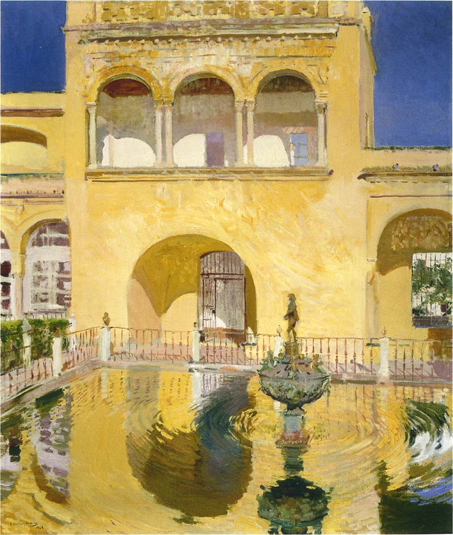 Joaquín Sorolla The Alcázar at Seville 1908 Fine Art Print