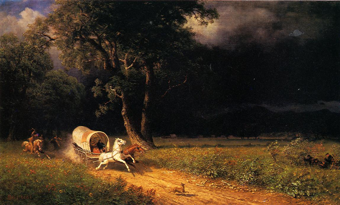 Albert Bierstadt The Ambush 1876 Fine Art Print
