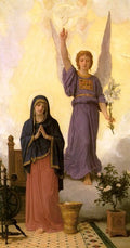 William-Adolphe Bouguereau The Annunciation 1888 Fine Art Print