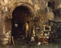 William Merritt Chase The Antiquary Shop 1879 Fine Art Print