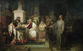 Vasily Surikov The Apostle Paul Explains the Tenets of Faith in the Presence of King Agrippa, His Sister Berenice, and the Proconsul Festus 1875 Fine Art Print