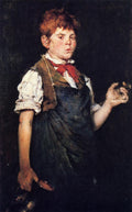 William Merritt Chase The Apprentice (Boy Smoking) 1875 Fine Art Print
