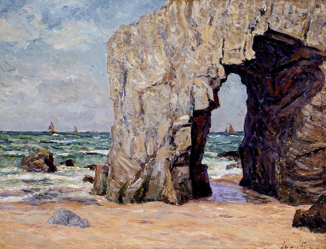 Maxime Maufra The Ark of Port Blanc, the Isle of Presq Quiberon 1918 Fine Art Print