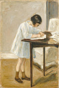 Max Liebermann The Artist's Granddaughter at the Table 1923 Fine Art Print