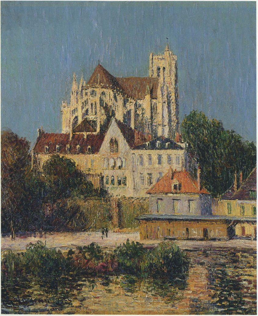 Gustave Loiseau The Auxerre Cathedral 1907 Fine Art Print