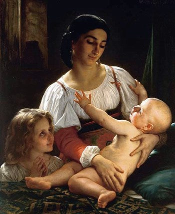 William-Adolphe Bouguereau The Awakening 1865 Fine Art Print