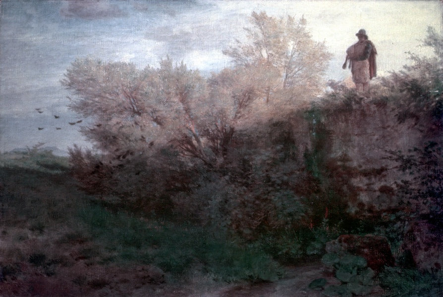 Arnold Böcklin The Bagpiper 1861 Fine Art Print