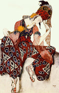 Leon Bakst The Ballets Russes Program Published by Comoedia Illustré. Nijinsky in Péri 1911 Fine Art Print