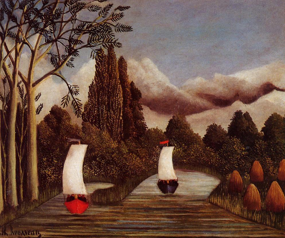 Henri Rousseau The Banks of the Oise 1905 Fine Art Print