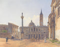 Rudolf von Alt The Basilica of Santa Maria Maggiore in Rome 1837 Fine Art Print