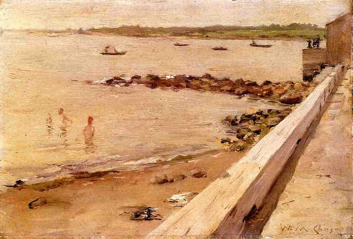 William Merritt Chase The Bathers 1905 Fine Art Print