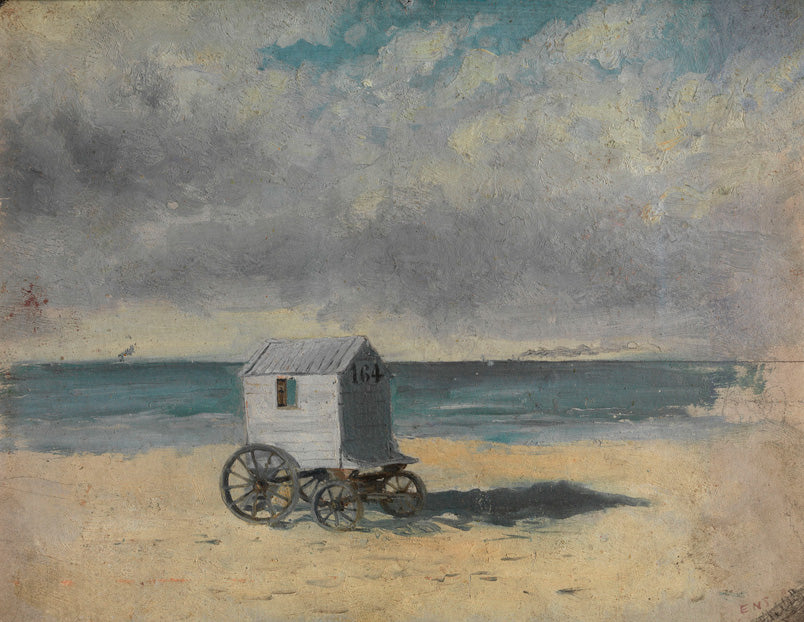 James Ensor The Bathing Hut. Afternoon, July 29, 1876, 1876 Fine Art Print