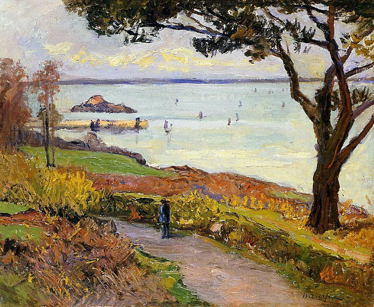 Maxime Maufra The Bay of Douarnenez 1910 Fine Art Print