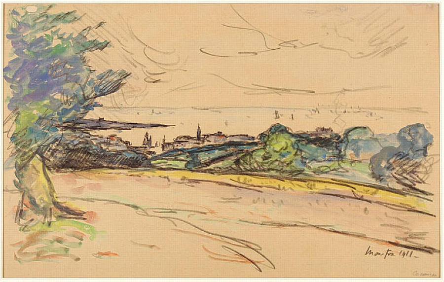 Maxime Maufra The Bay of in Concarneau 1911 Fine Art Print