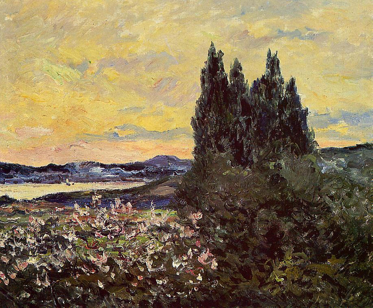 Maxime Maufra The Bay of Saint-Tropez 1910 Fine Art Print