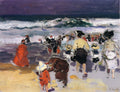 Joaquín Sorolla The Beach at Biarritz (sketch) 1906 Fine Art Print