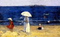 Clarence Gagnon The Beach at Dinard 1907 Fine Art Print