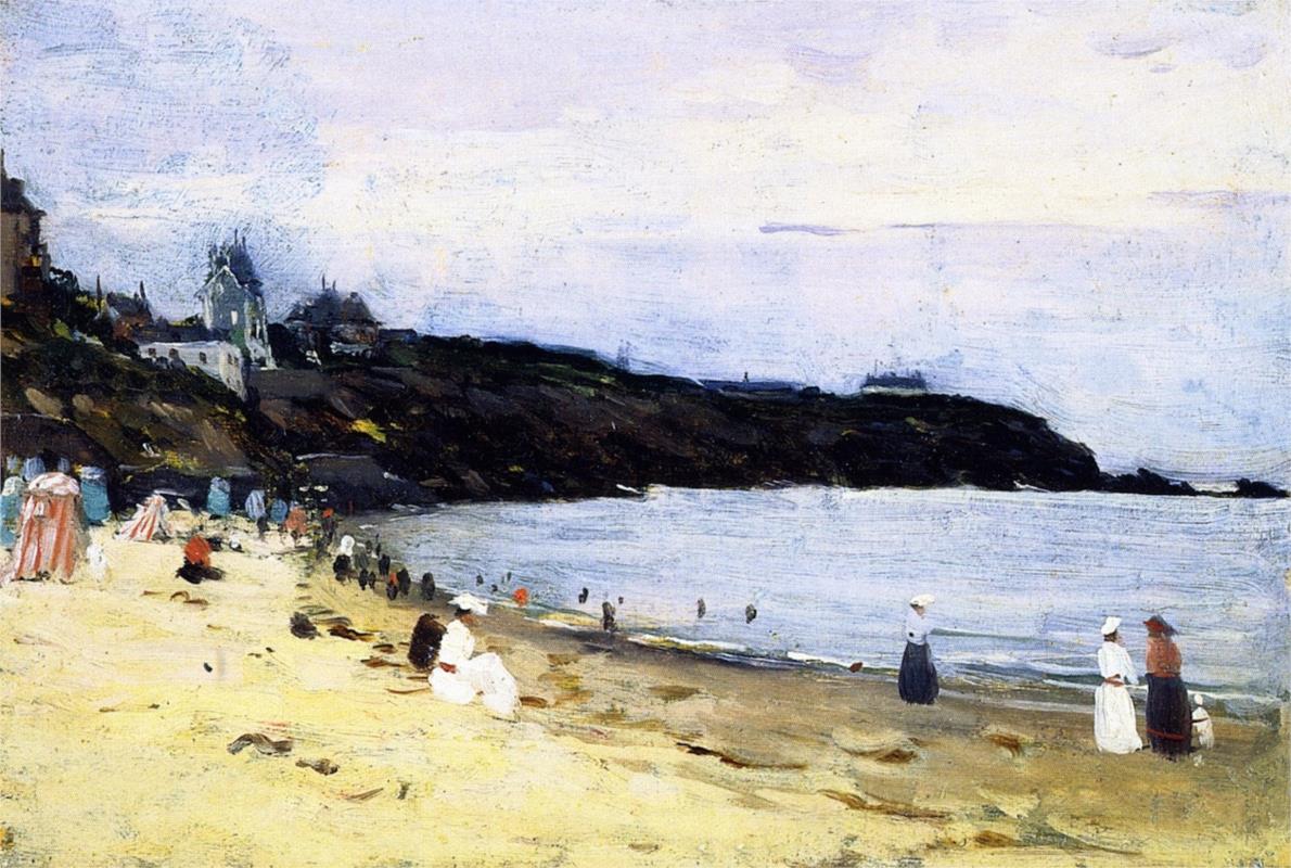 Clarence Gagnon The Beach at Saint-Énogat, Brittany 1907 Fine Art Print
