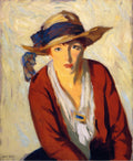 Robert Henri The Beach Hat 1914 Fine Art Print