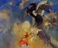 Odilon Redon The Black Pegasus 1910 Fine Art Print