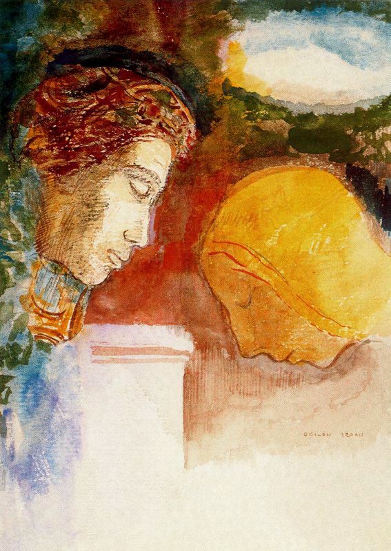 Odilon Redon The Blessing 1910 Fine Art Print