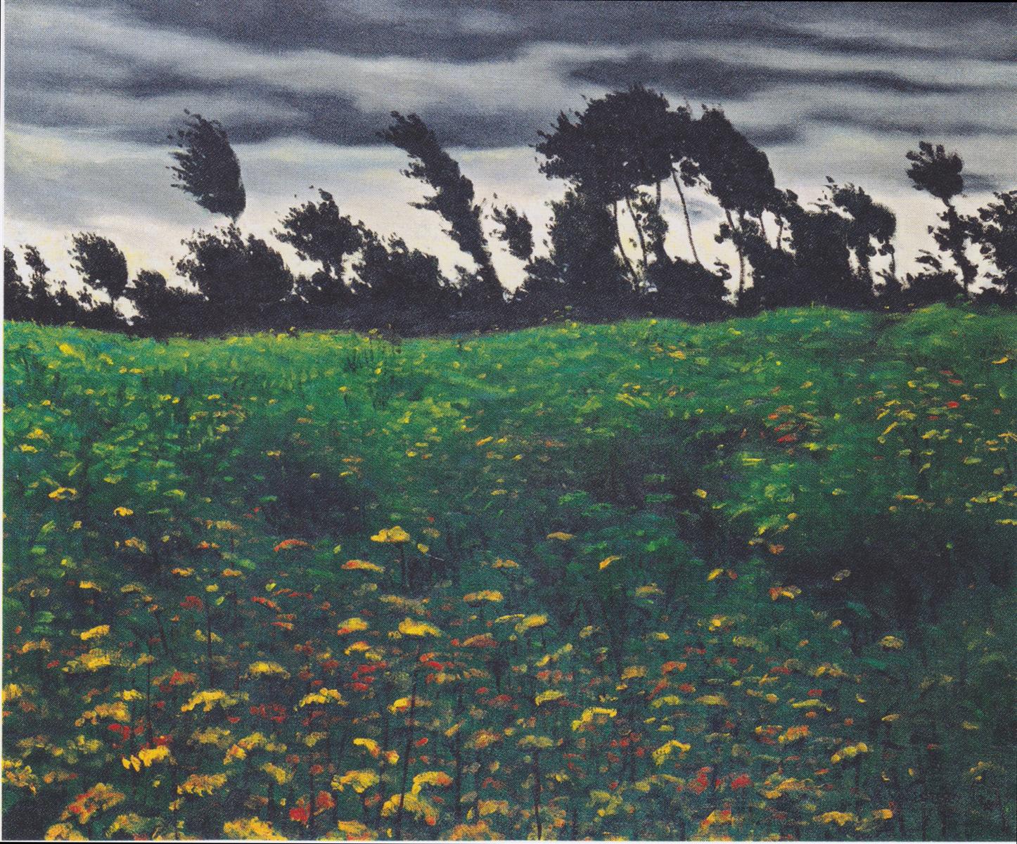 Felix Vallotton The blossoming field 1912 Fine Art Print